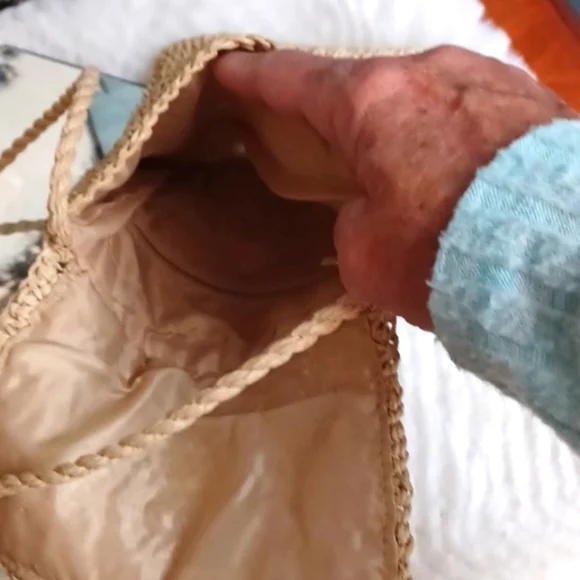 HandMade Wicker‎ Body Bag Purse - Picture 5 of 9